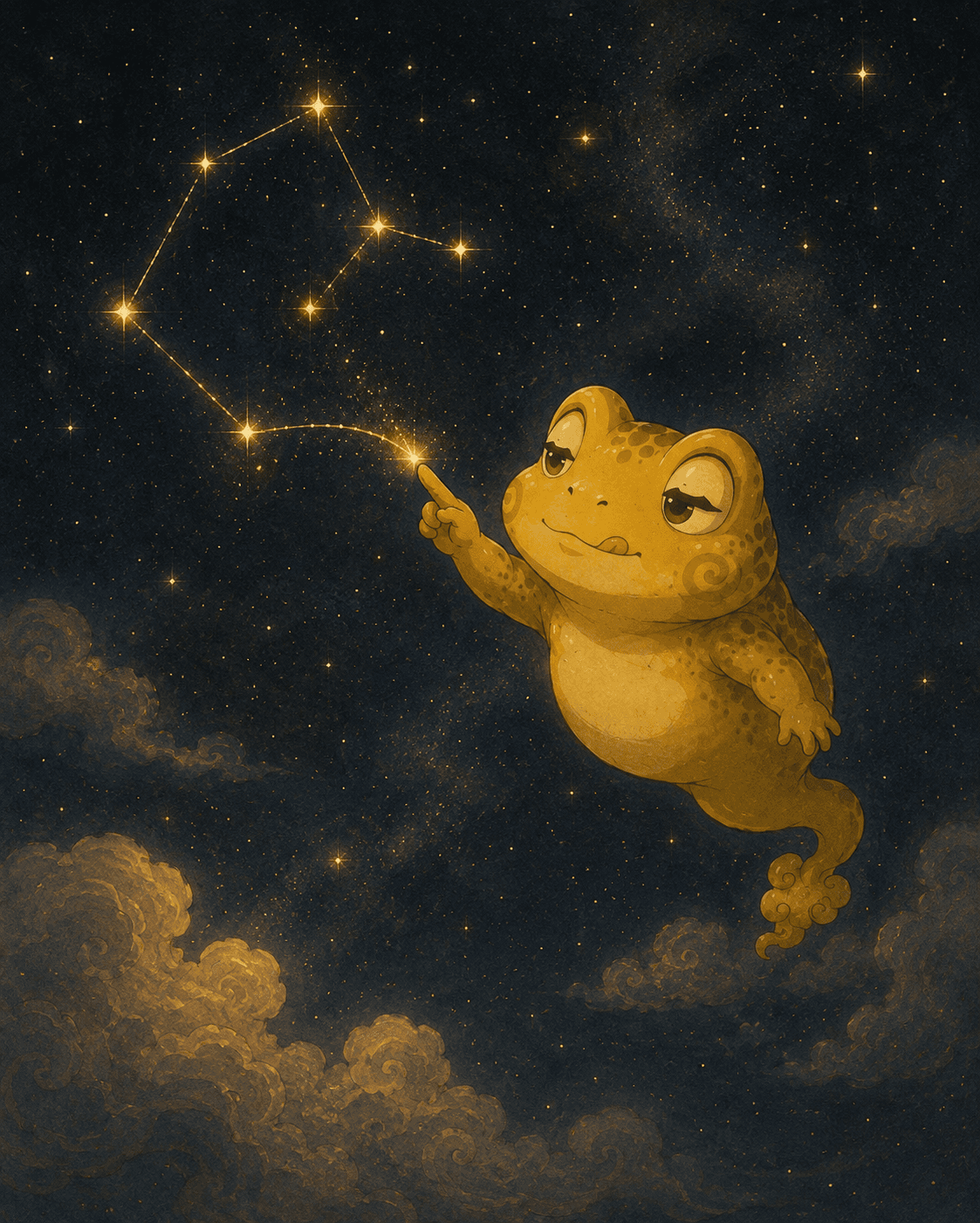Jin drawing constellations