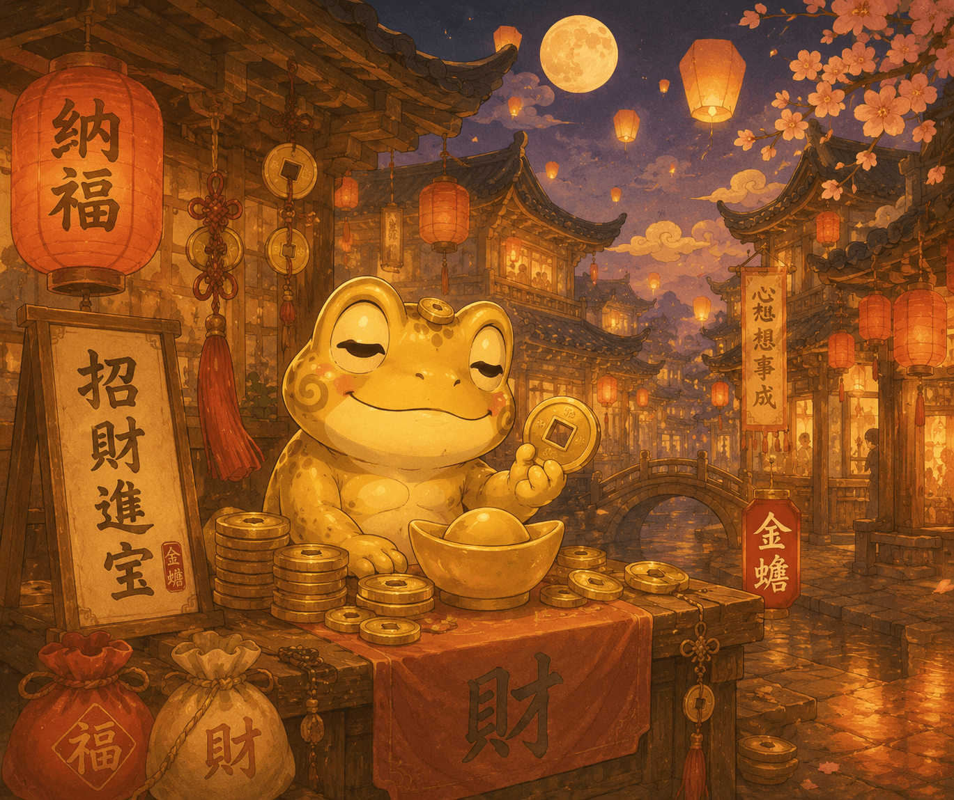Jin at the night market